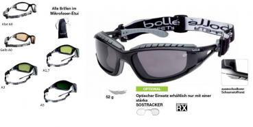 Schutzbrille Tracker II Bolle Sportbrille Fahrradbrille Vollsichtbrille Brille